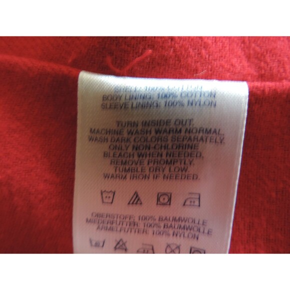 Lands' End Cotton Canvas Lined Zip Coat Jacket Mens Size LT 42 - 44 - Picture 5 of 6